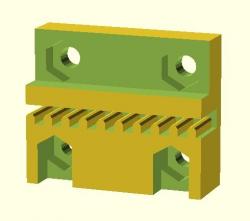 Charriot multi-extrudeuse pour imprimante 3D QU-BD OneUp ou TwoUp