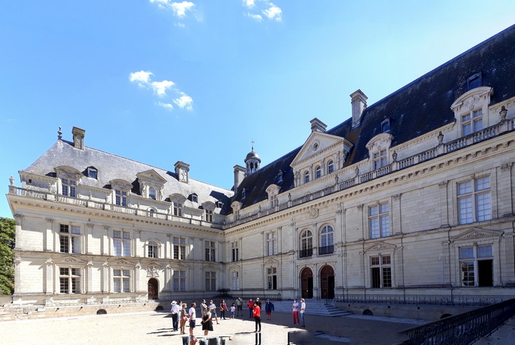 Le château depuis la cour intérieure