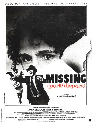 MISSING PORTE DISPARU BOX OFFICE FRANCE 1982