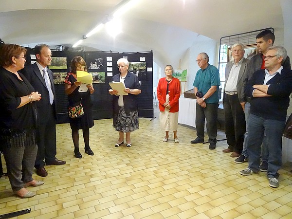 Vernissage de l'exposition du Festival "Au fil de l'onde, entrez en Seine"....