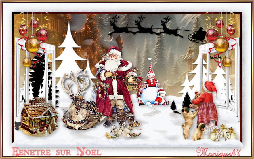 Fenêtre sur noël