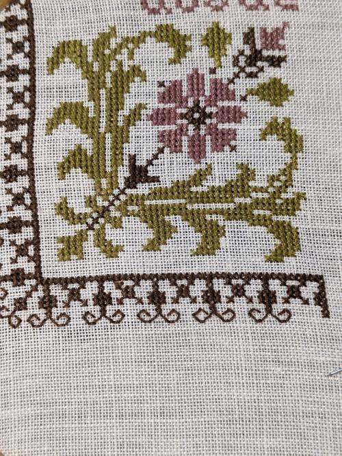 SAL Sampler fleuri 2023 étape 6