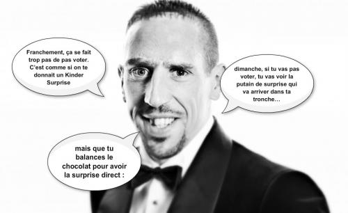 Franck Ribéry demande aux Français d’aller voter 