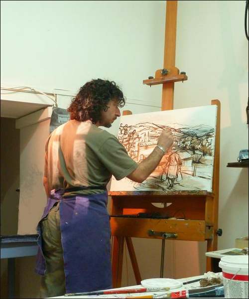 Peinture de : Jean Marc Guillaume