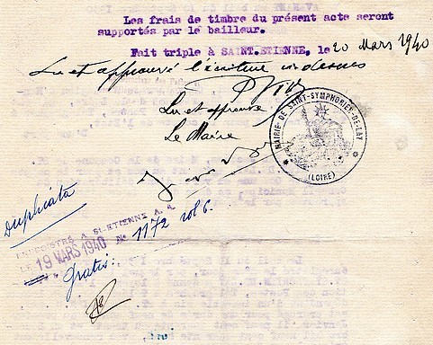  Les P.T.T à Saint-Symphorien-de-Lay