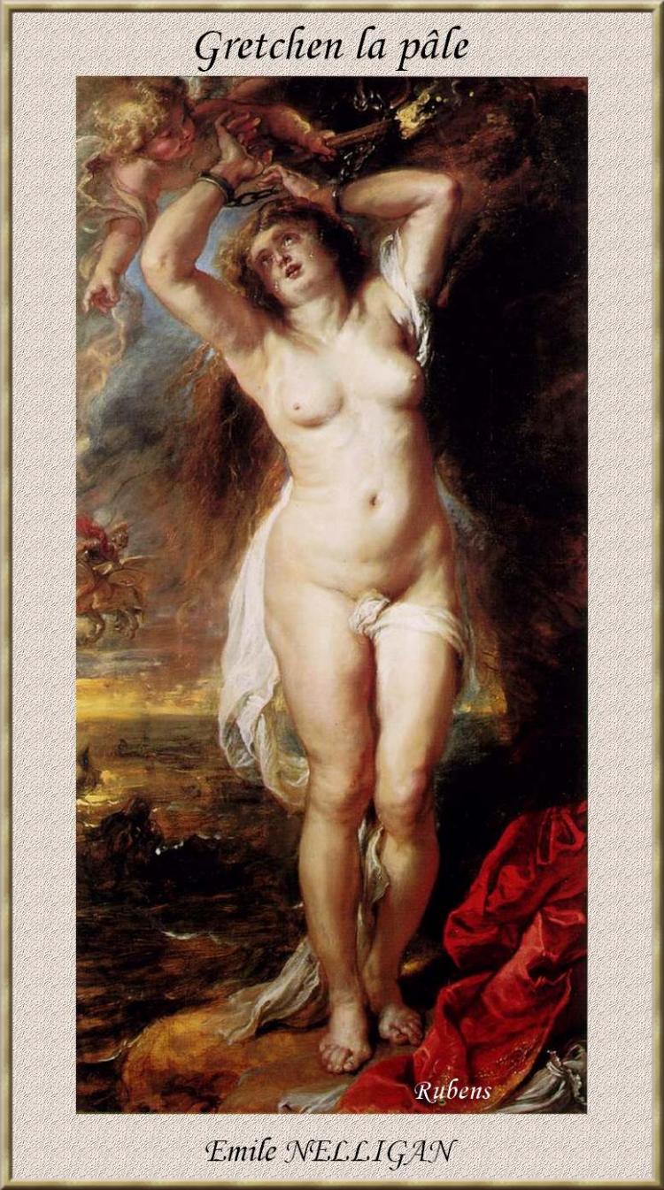 " Gretchen la pâle " poème de