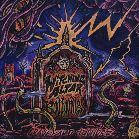 BOTTOMLESS / WITCHING ALTAR - Détails et extrait du split Graveyard Thunder