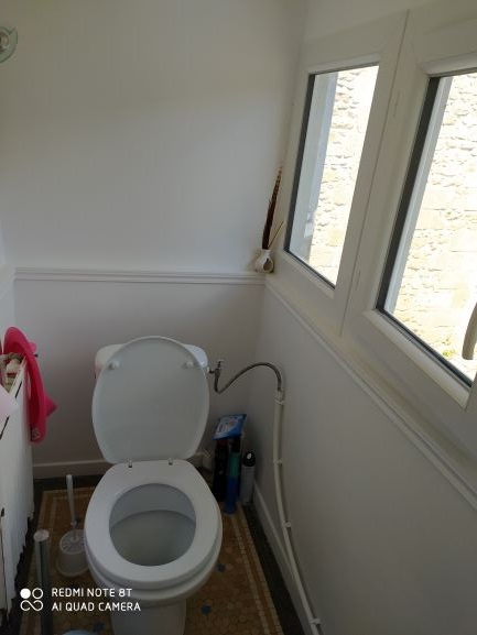 Les WC du rez de chaussée.
