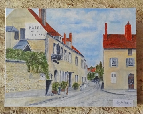 Le "tacot" , vu par les peintres de la Section Peinture des Amis du Châtillonnais...