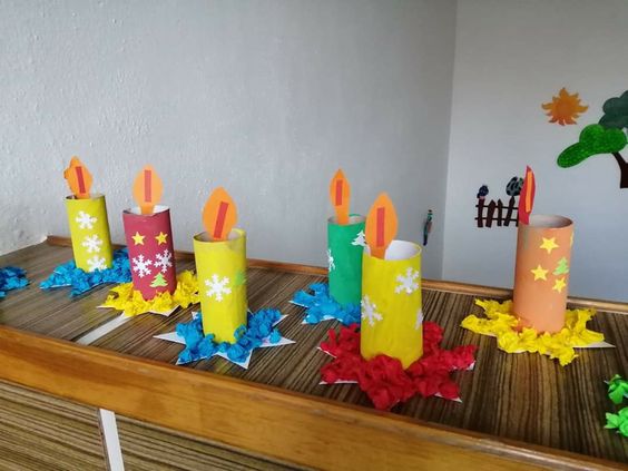 Idée Pinterest : avec des rouleaux de papier WC vides