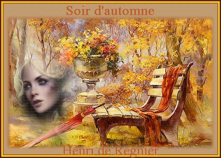 "Soir d'Automne" poème de Henri de Régnier