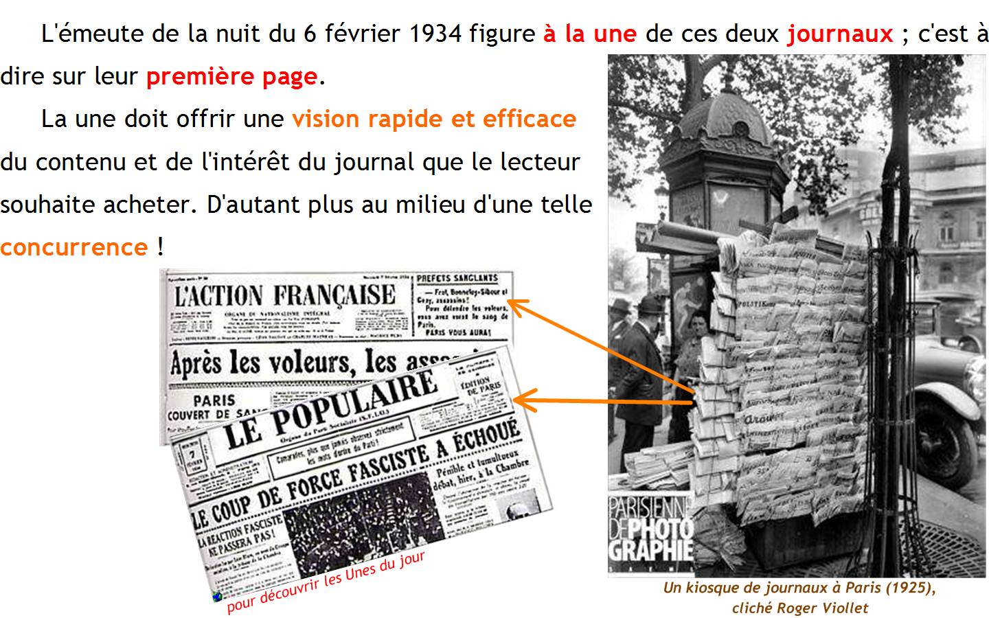 Pourquoi la presse a-t-elle créé la crise du 6 février 1934