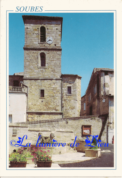 Soubès, l'Église Sainte Marie-Madeleine