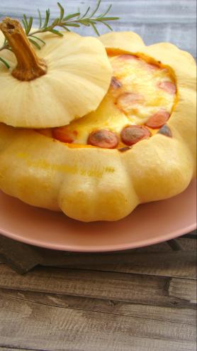 PÂTISSON FARCI ,FAÇON RACLETTE 