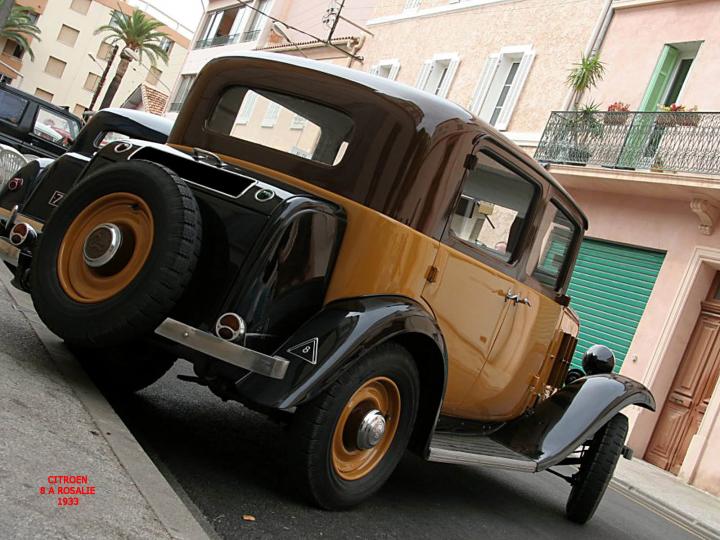 CITROEN AVANT LA TRACTION : LES "ROSALIE"