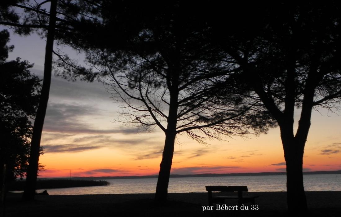 coucher de soleil !