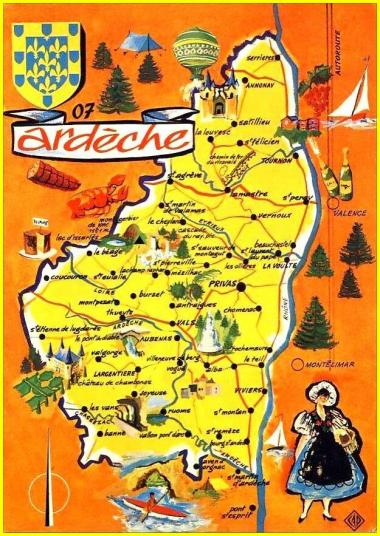 ╰⊱♥⊱╮ღ꧁  07  L'Ardèche  ꧂ღ╭⊱♥≺