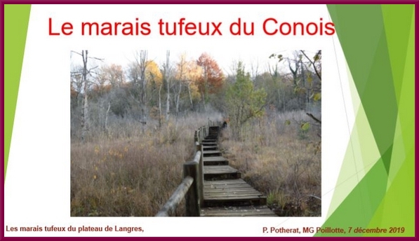 "Les marais tufeux du Plateau de Langres", une conférence proposée par la Société Mycologique du Châtillonnais