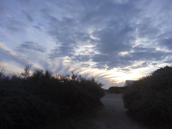 Un coucher de soleil sans soleil !