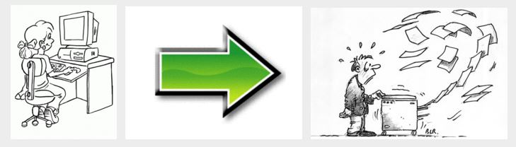 Imprimer à l'école depuis chez soi !