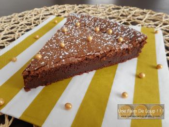 Gâteau fondant au chocolat sans matière grasse 