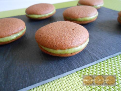 Whoopies pies à la pistache