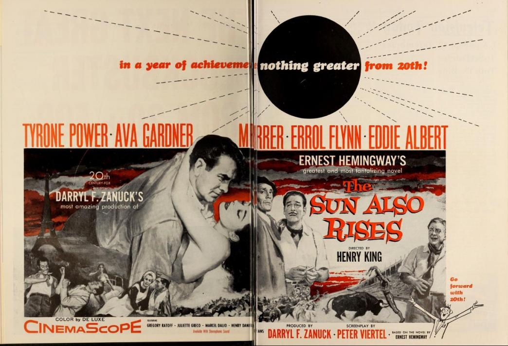 THE SUN ALSO RISES BOX OFFICE USA 1957