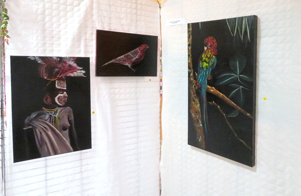 Au Salon d'Automne de Chamesson en 2024, 35 peintres ont présenté 165 tableaux, tous plus beaux les uns que les autres !
