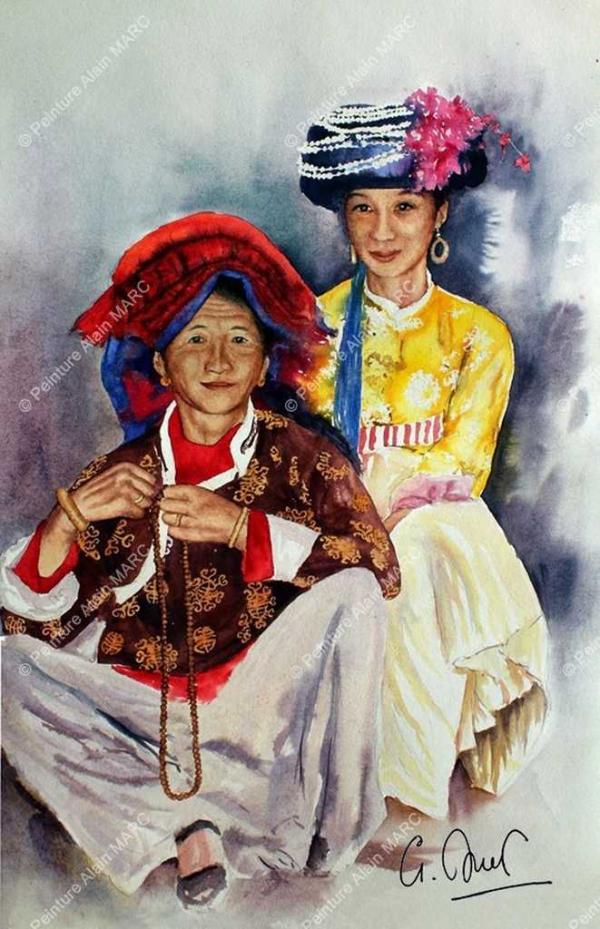 Aquarelles d'Alain Marc