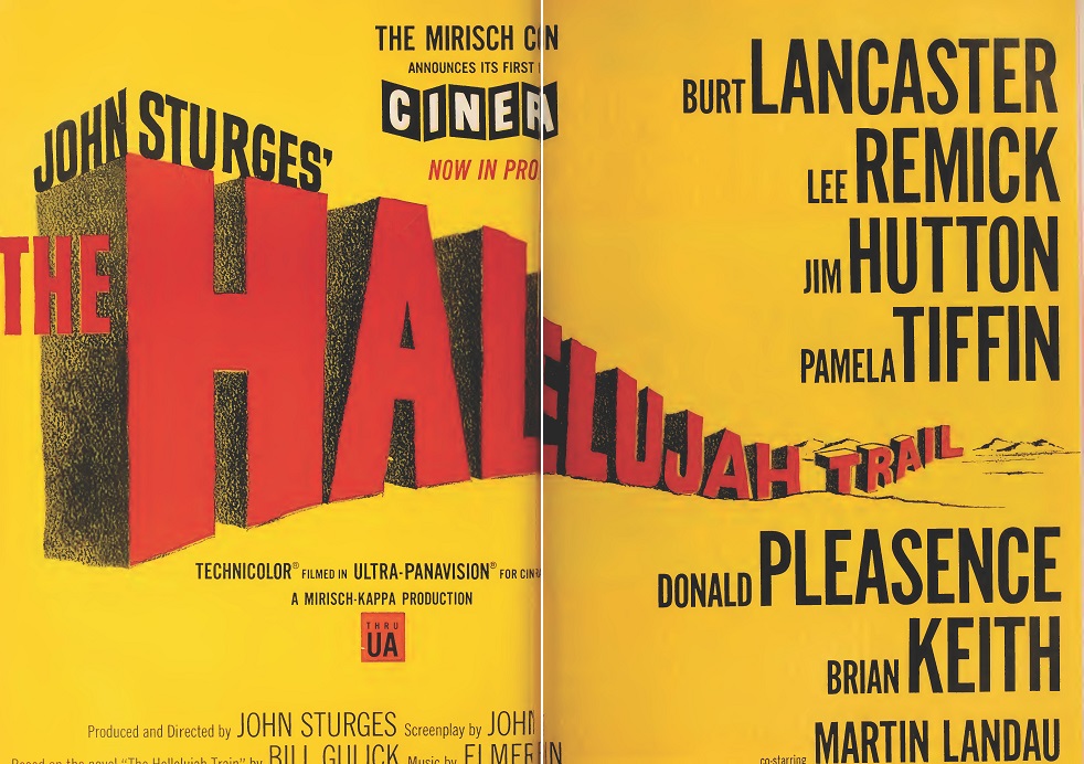 THE HALLELUJAH TRAIL BOX OFFICE USA 1965