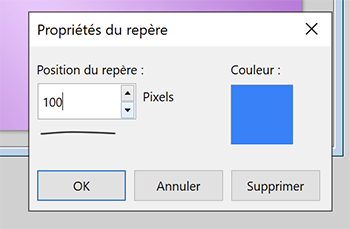 Ajouter des repères