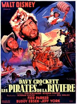 DAVY CROCKETT ET LES PIRATES DE LA RIVIERE BOX OFFICE FRANCE 1956