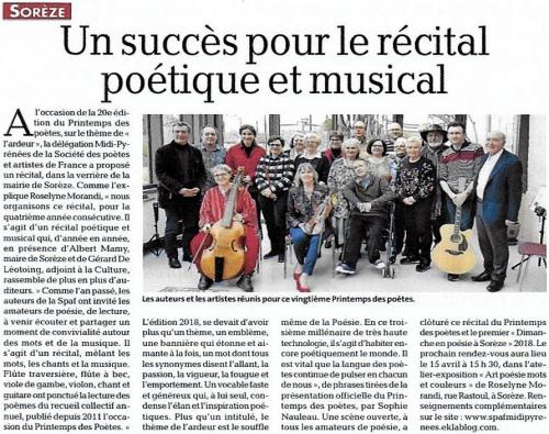 RECITAL SOREZIEN