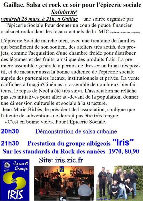 photos concert Gaillac 26 mars 2010