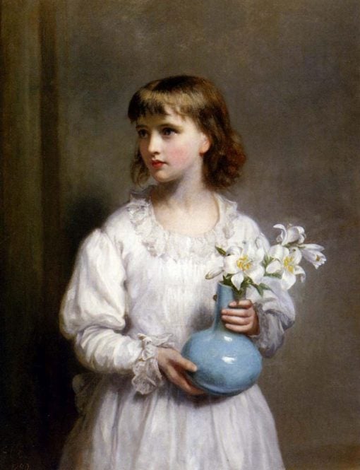 The Blue Vase Painting | Eden Upton Eddis Oil Paintings