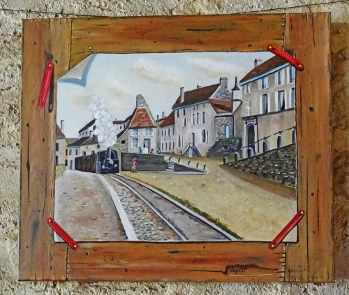 Le "tacot" , vu par les peintres de la Section Peinture des Amis du Châtillonnais...
