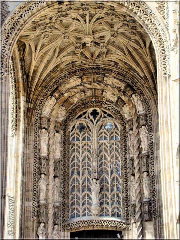 Cathédrale Sainte-Cécile d"Albi baldaquin et porte d'entrée