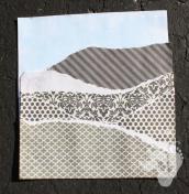 Torn Paper Moutains - easy to do craft - 3Dinosaurs.com