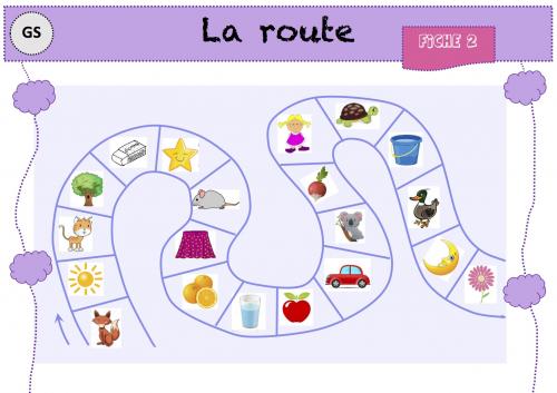 Jeu de la route