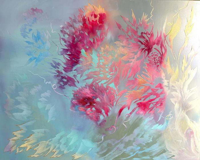 Peinture de ; Ludmila Budanov  peintre chypriote