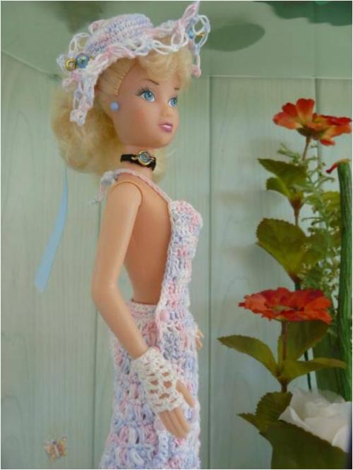 Tuto Barbie crochet :Chinoiserie / Deauville
