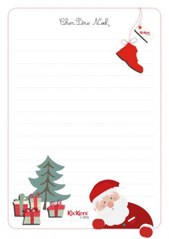 La lettre au père Noël...