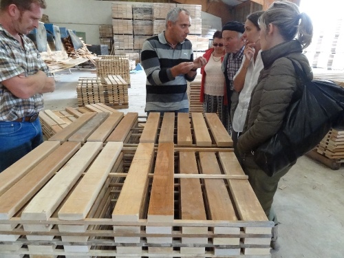 La scierie Milesi à Recey sur Ource