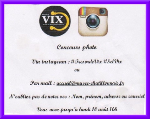 Un concours photo "les Grecs chez la Dame de Vix" a eu lieu au Musée du Pays Châtillonnais