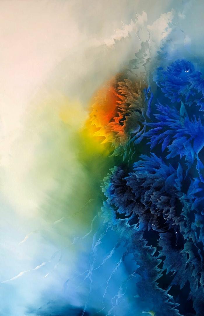 Peinture de ; Ludmila Budanov  peintre chypriote