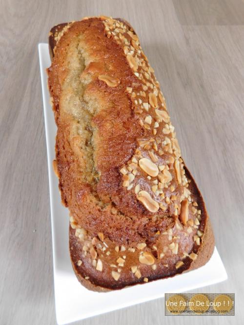 Cake banane & beurre de cacahuète