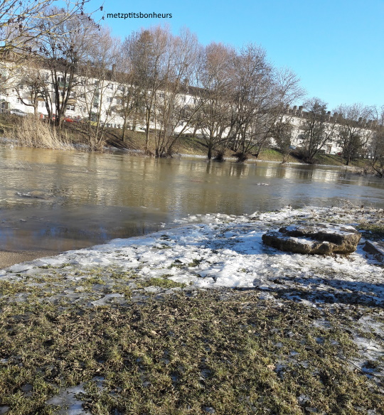 La Seille gelée...