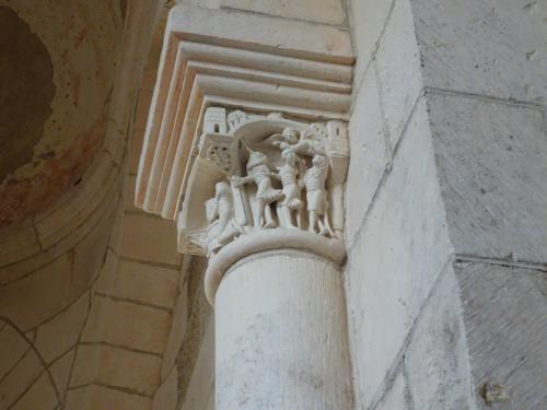 L'église de Gargilesse, les chapiteaux