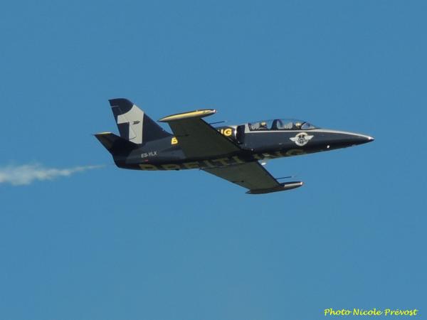 Premier meeting de l'année 2014 pour la passionnée d'aviation, Nicole Prévost, celui de Tilchâtel...