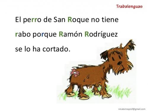 RRRRRRRR y trabalenguas...